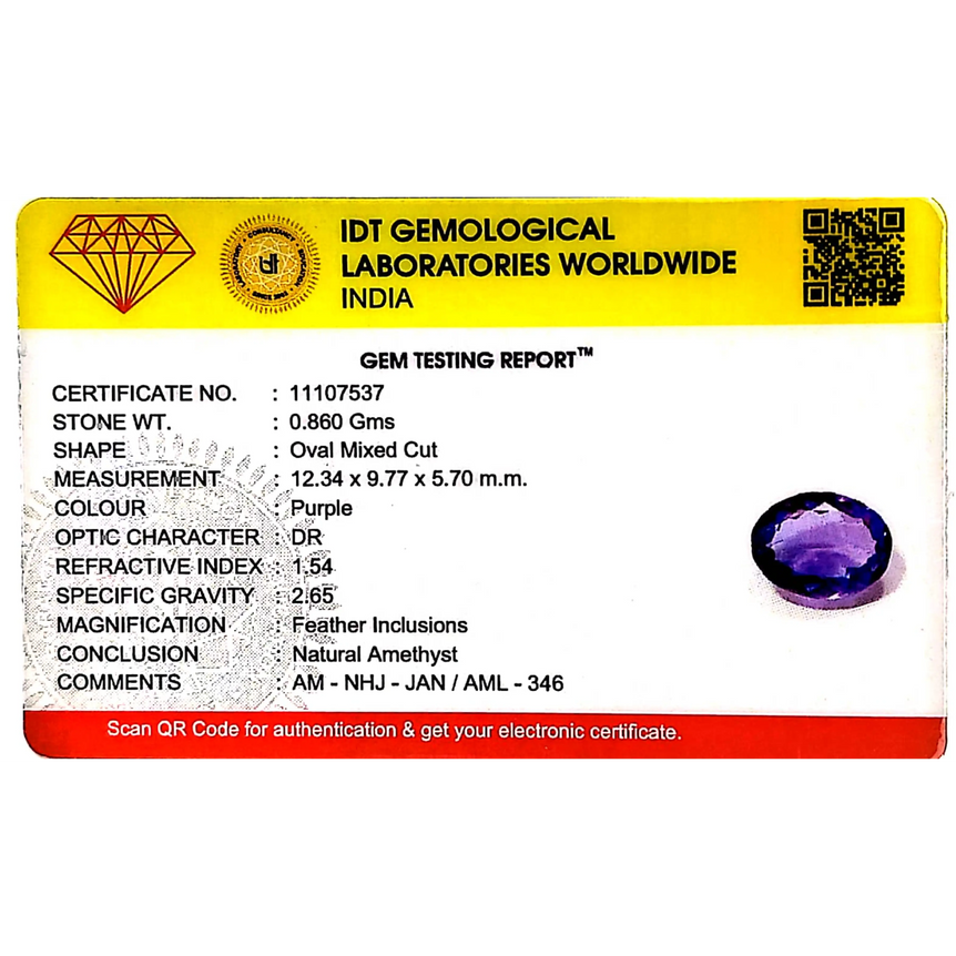 Amethyst - 4.3 Carat