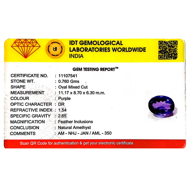 Amethyst - 3.8 Carat