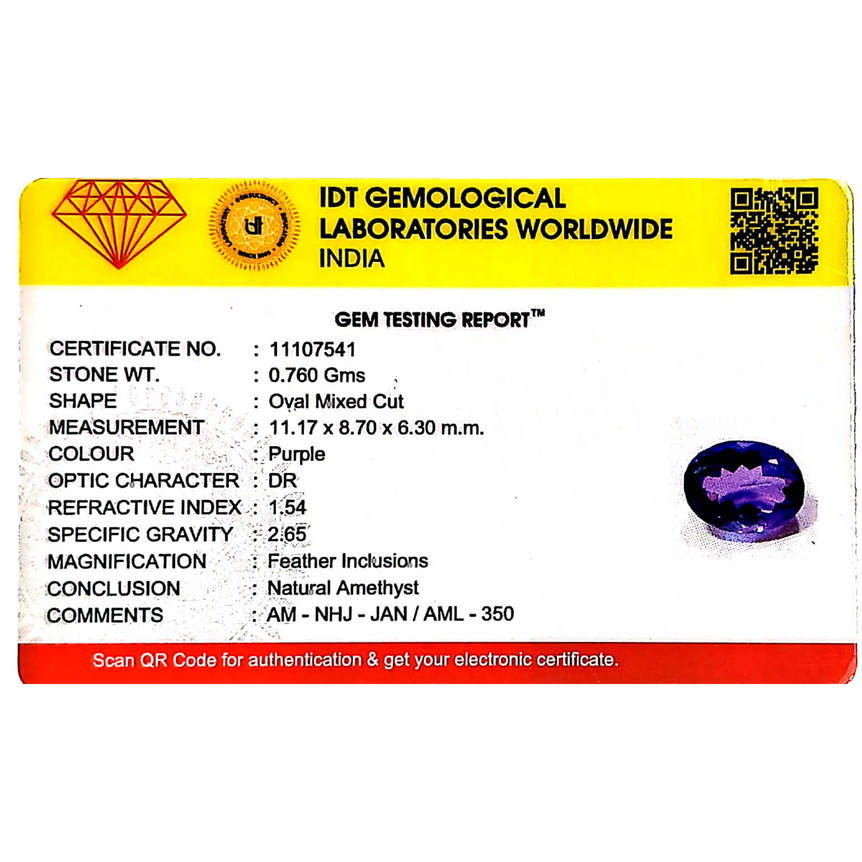 Amethyst - 3.8 Carat