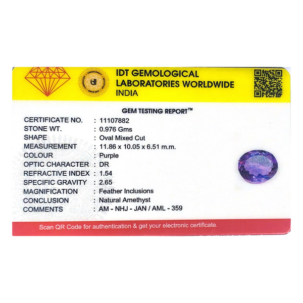 Amethyst - 4.88 Carat