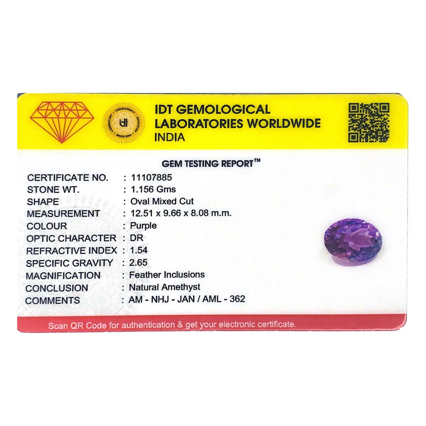 Amethyst - 5.78 Carat