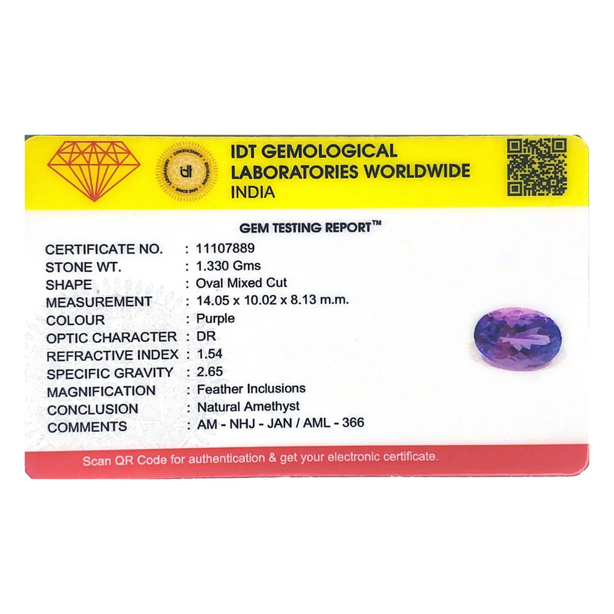 Amethyst - 6.65 Carat