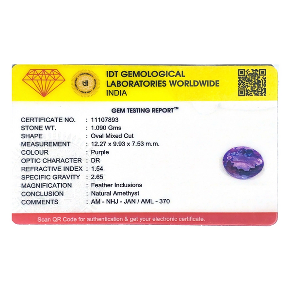 Amethyst - 5.45 Carat