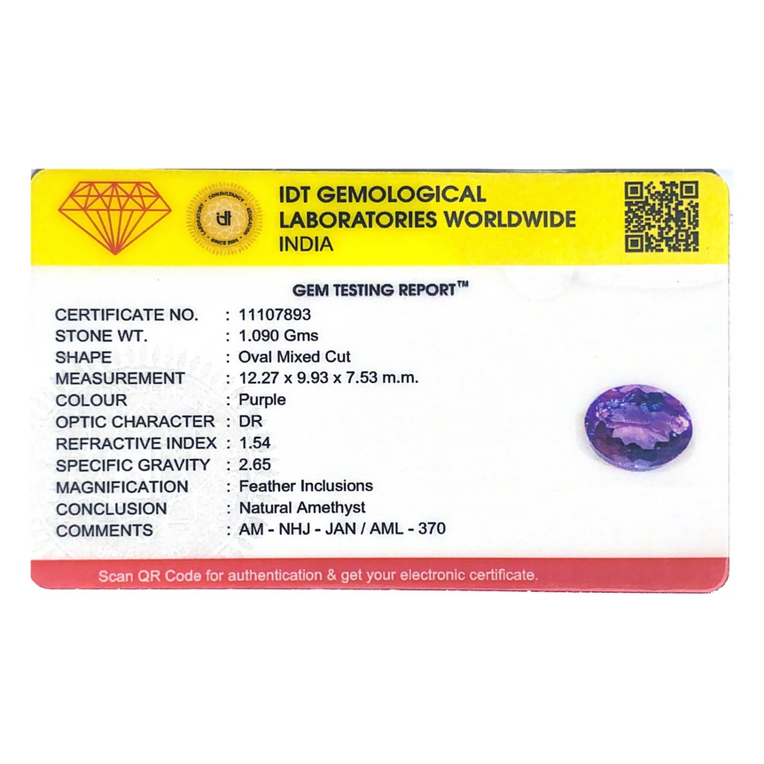 Amethyst - 5.45 Carat