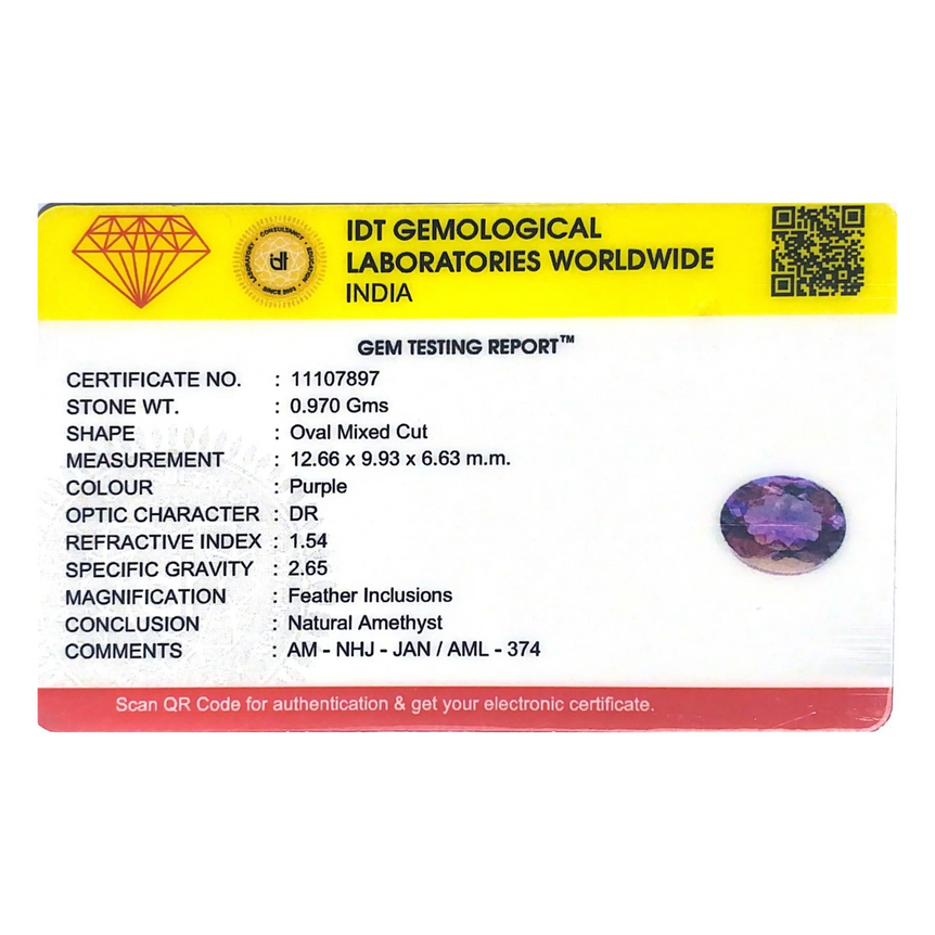 Amethyst - 4.85 Carat