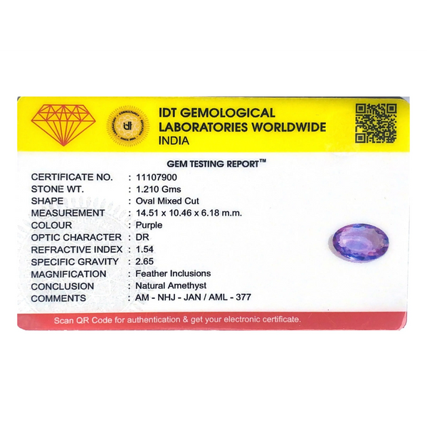 Amethyst - 6.05 Carat