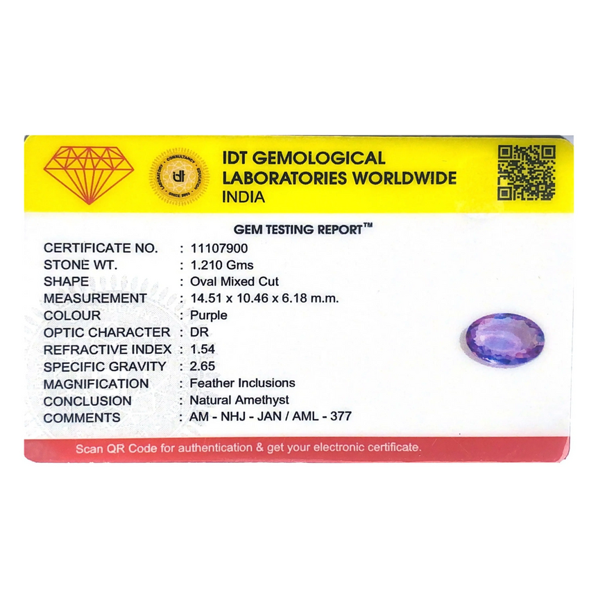 Amethyst - 6.05 Carat