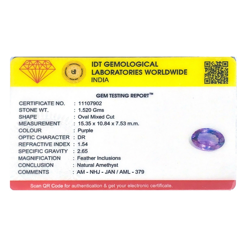 Amethyst - 7.6 Carat