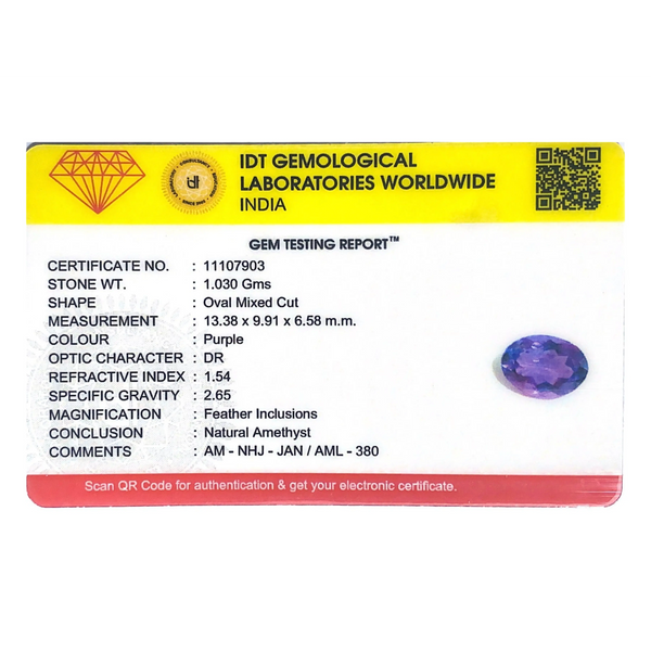 Amethyst - 5.15 Carat