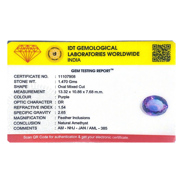 Amethyst - 7.35 Carat