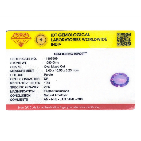 Amethyst - 5.4 Carat