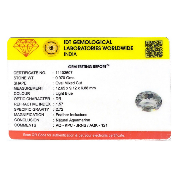 Aquamarine - 4.85 Carat