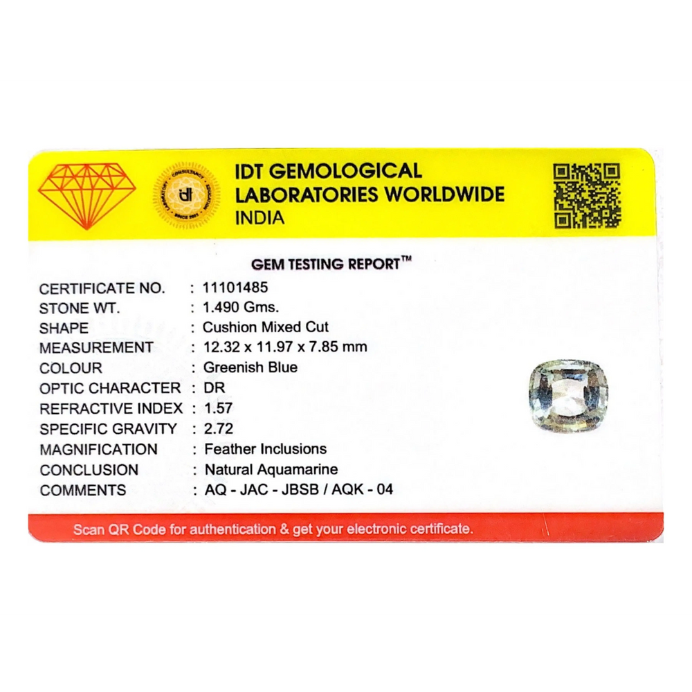 Aquamarine - 7.45 Carat