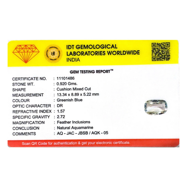 Aquamarine - 4.6 Carat