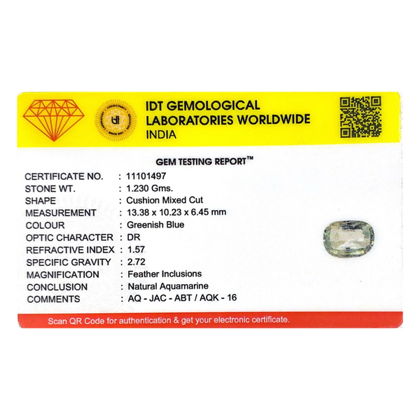 Aquamarine - 6.15 Carat