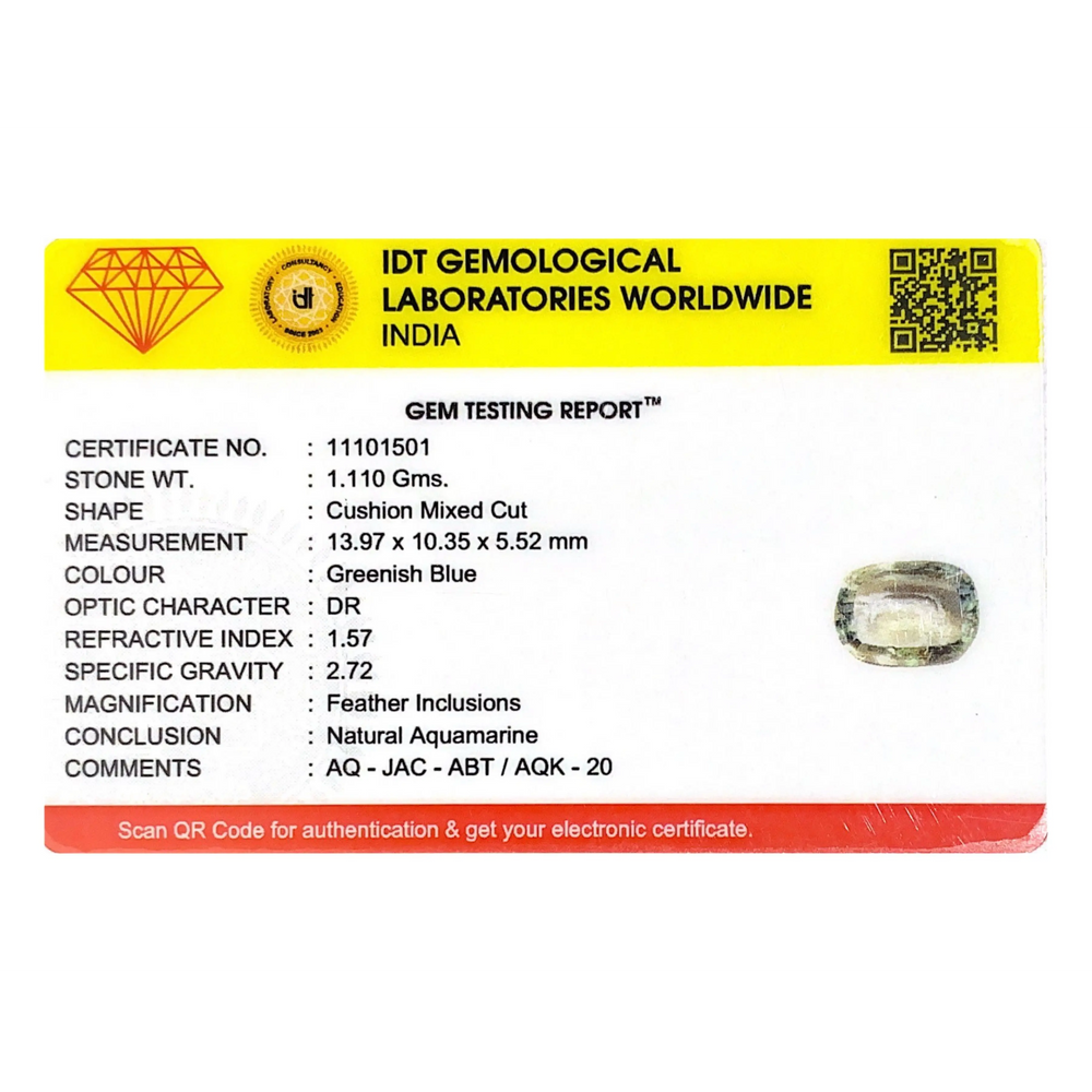 Aquamarine - 5.55 Carat