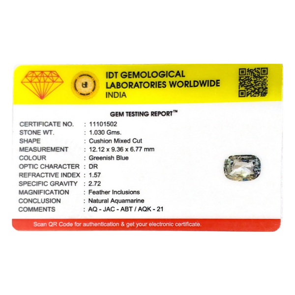 Aquamarine - 5.15 Carat