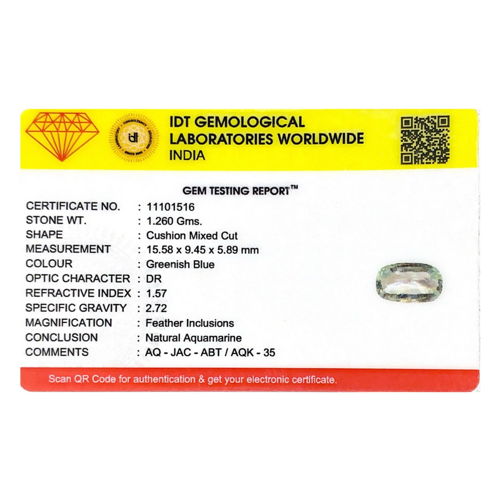 Aquamarine - 6.3 Carat