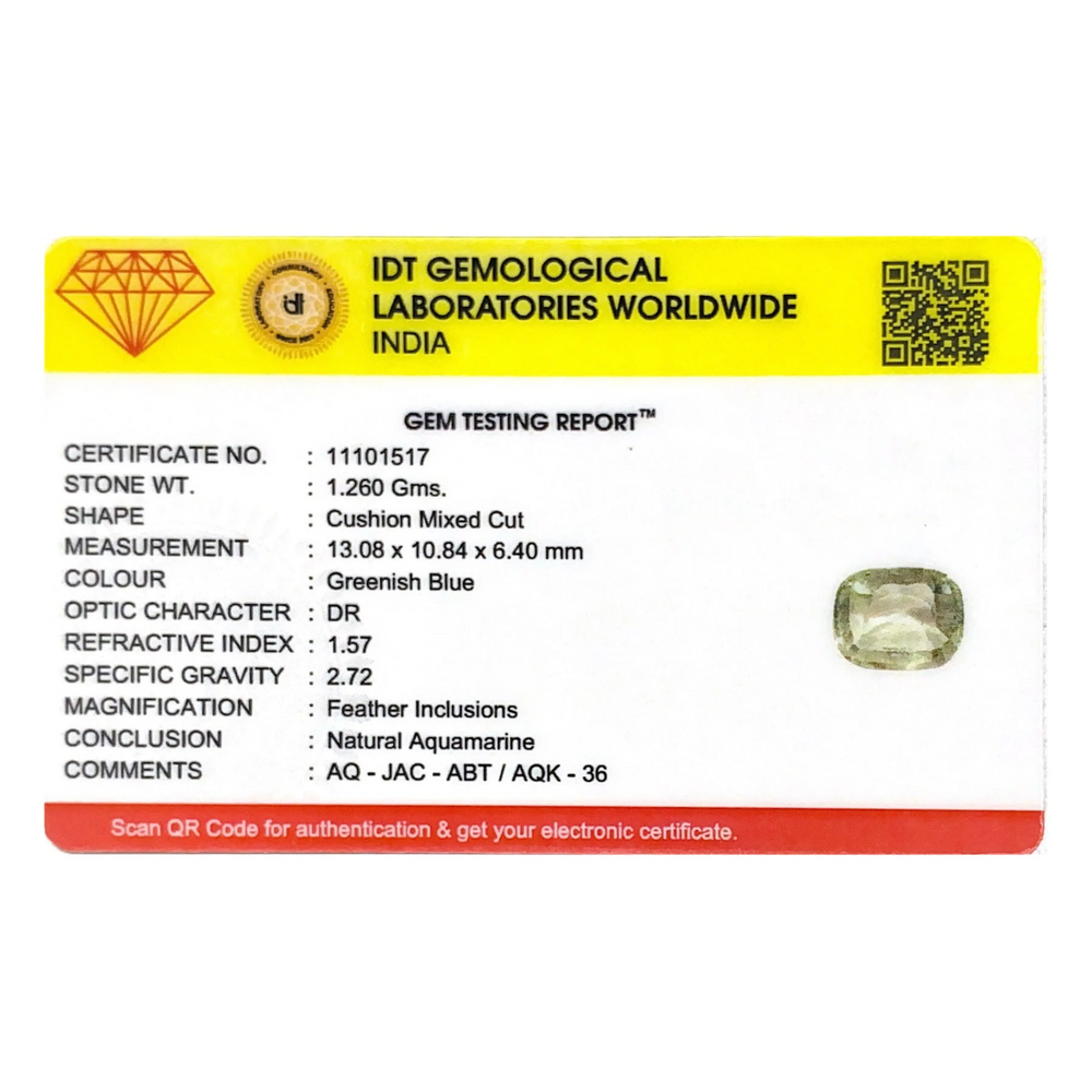 Aquamarine - 6.3 Carat