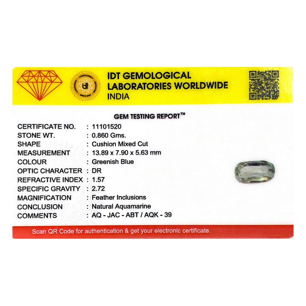 Aquamarine - 4.3 Carat