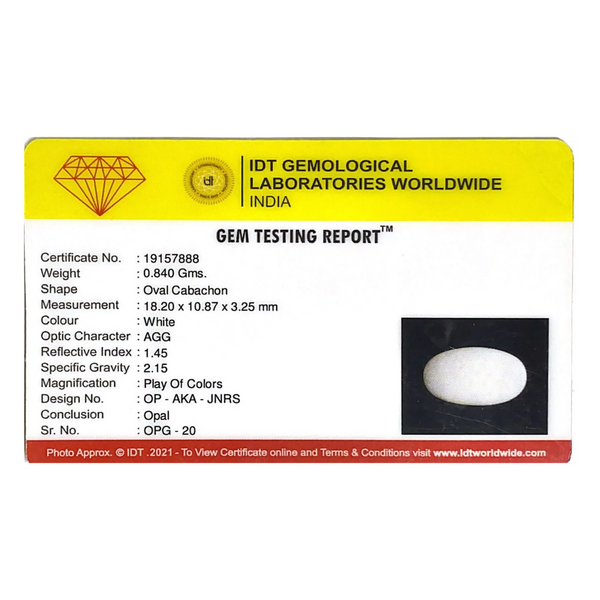 Opal- 4.2 Carat - Pramogh