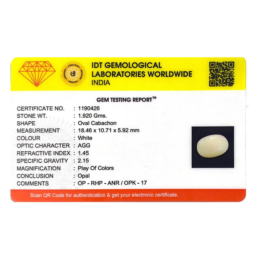 Opal - 9.6 Carat