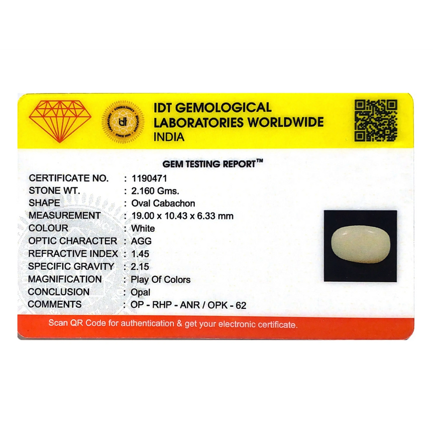 Opal - 10.8 Carat