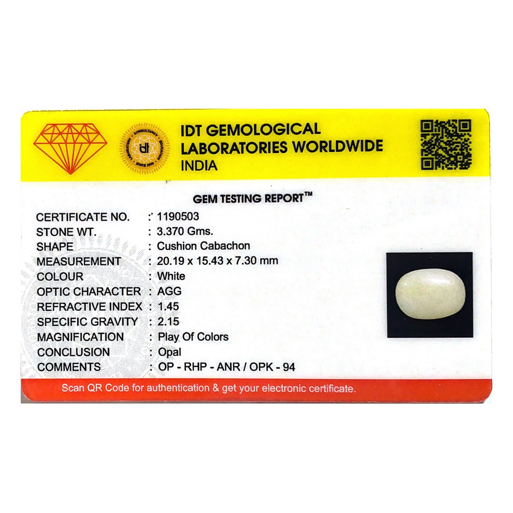 Opal - 16.85 Carat