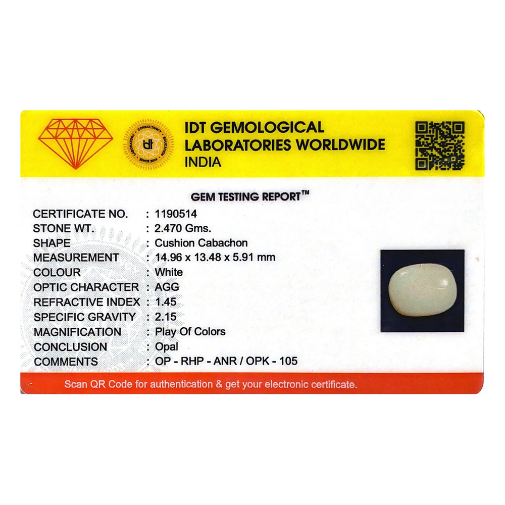 Opal - 12.35 Carat