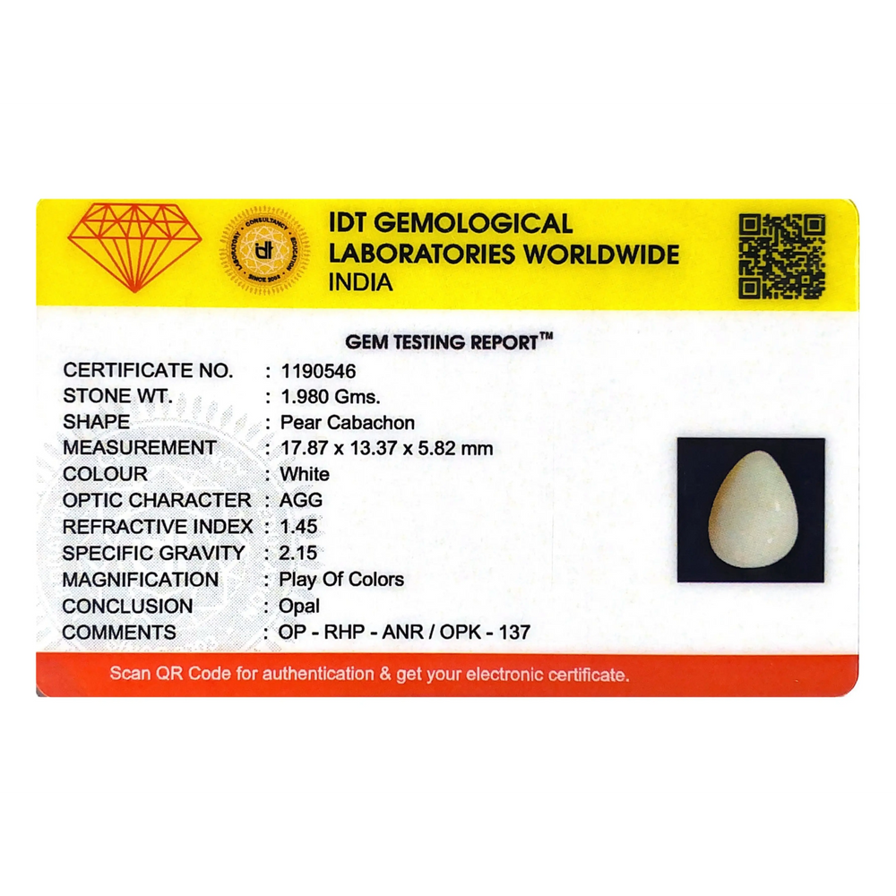 Opal - 9.9 Carat
