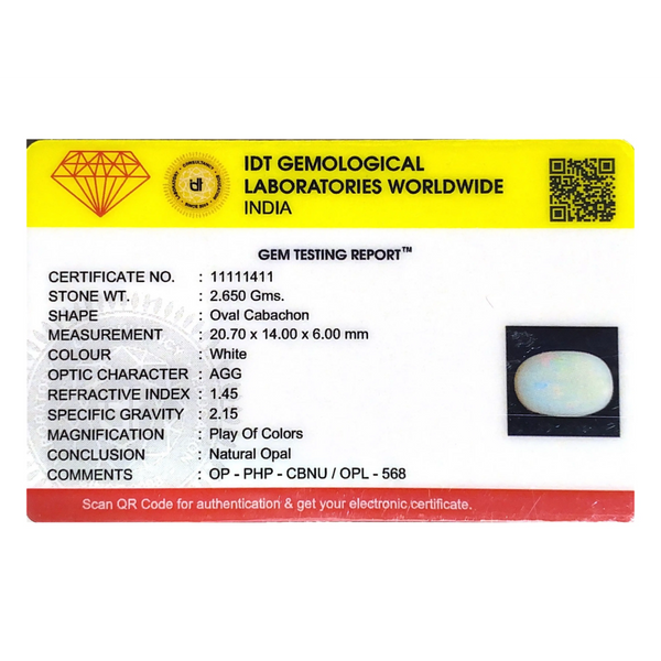 Opal - 13.25 Carat