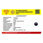 Black Pearl (Tahiti) - 8.65 Carat - Pramogh