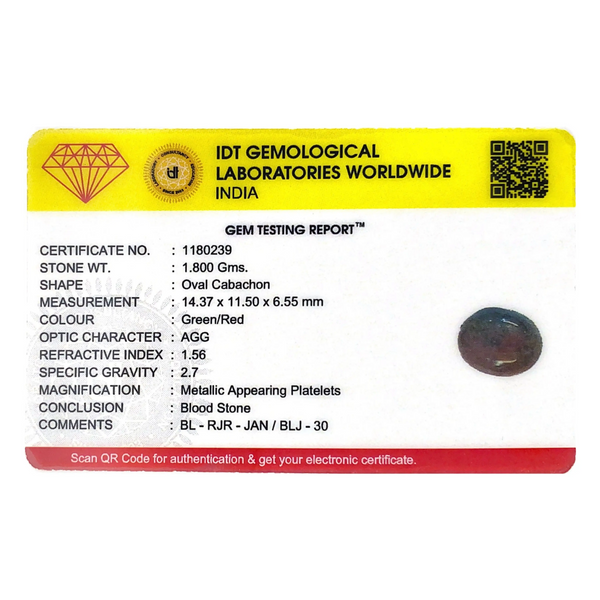 Blood Stone - 9 Carat - Pramogh