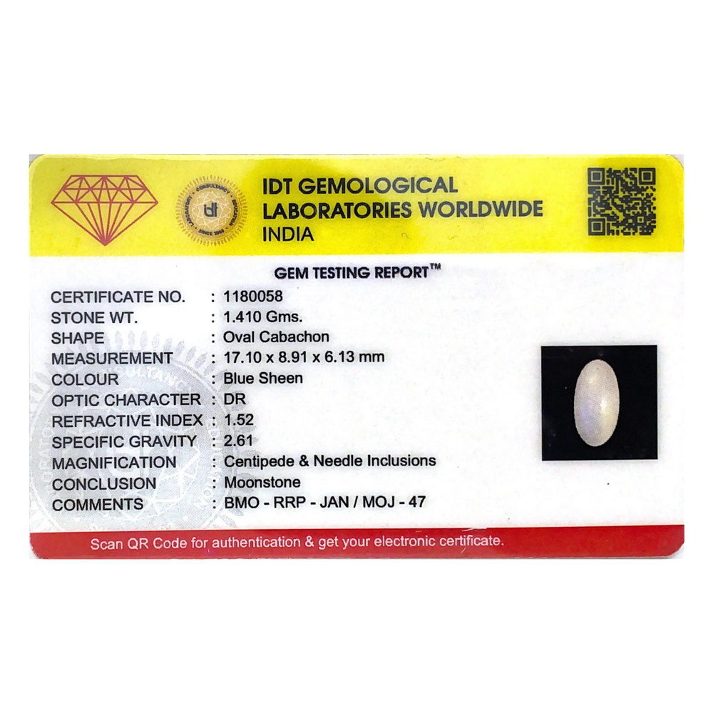 Blue Moonstone - 7.05 Carat - Pramogh