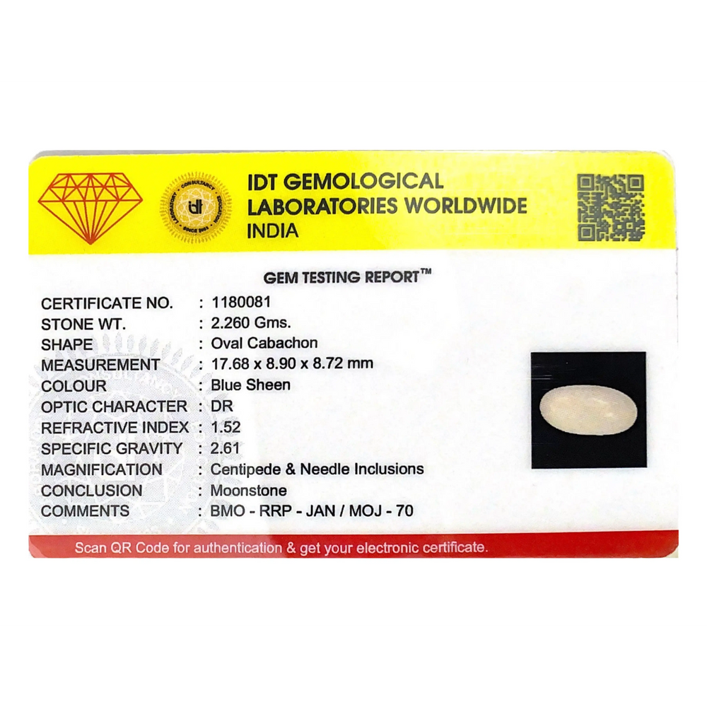 Blue Moonstone - 11.3 Carat - Pramogh