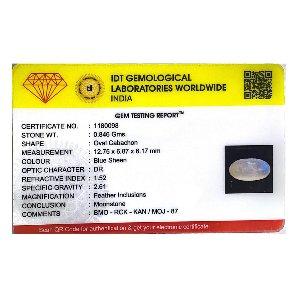 Blue Moonstone - 4.23 Carat - Pramogh