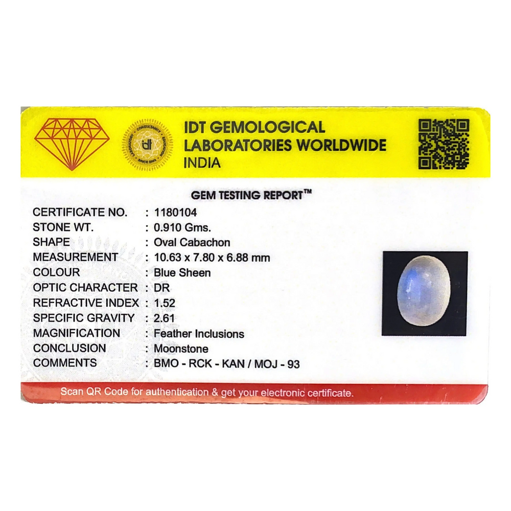 Blue Moonstone - 4.55 Carat - Pramogh