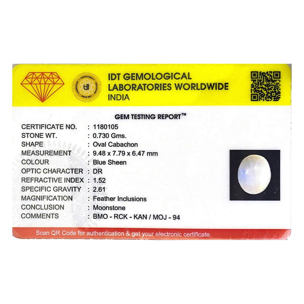 Blue Moonstone - 3.65 Carat - Pramogh