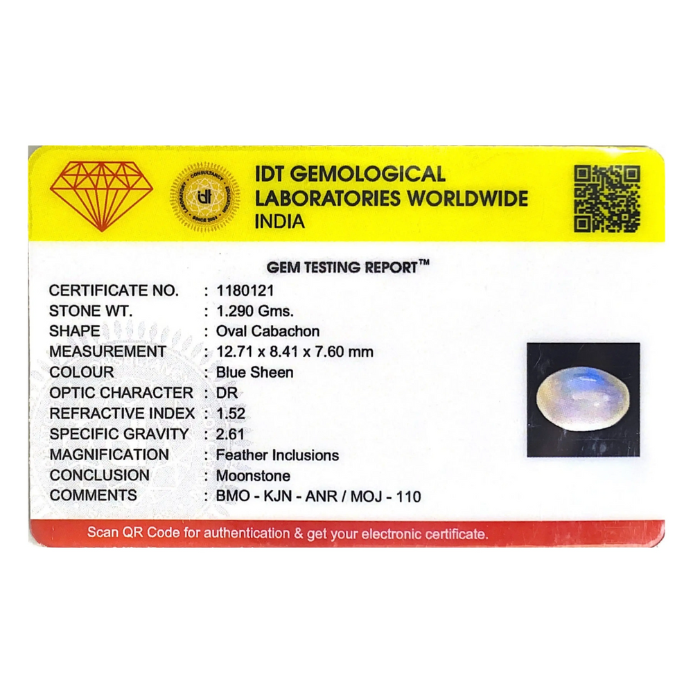 Blue Moonstone - 6.45 Carat - Pramogh