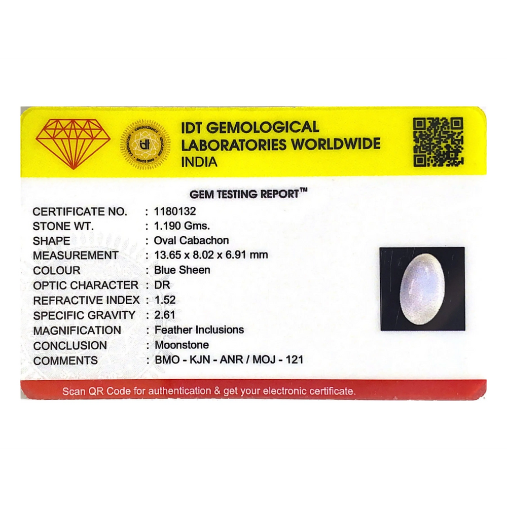 Blue Moonstone - 5.95 Carat - Pramogh