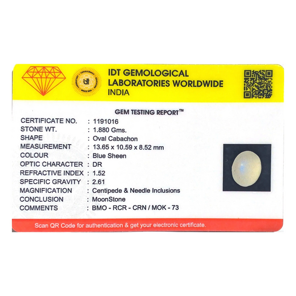Blue Moonstone - 9.4 Carat