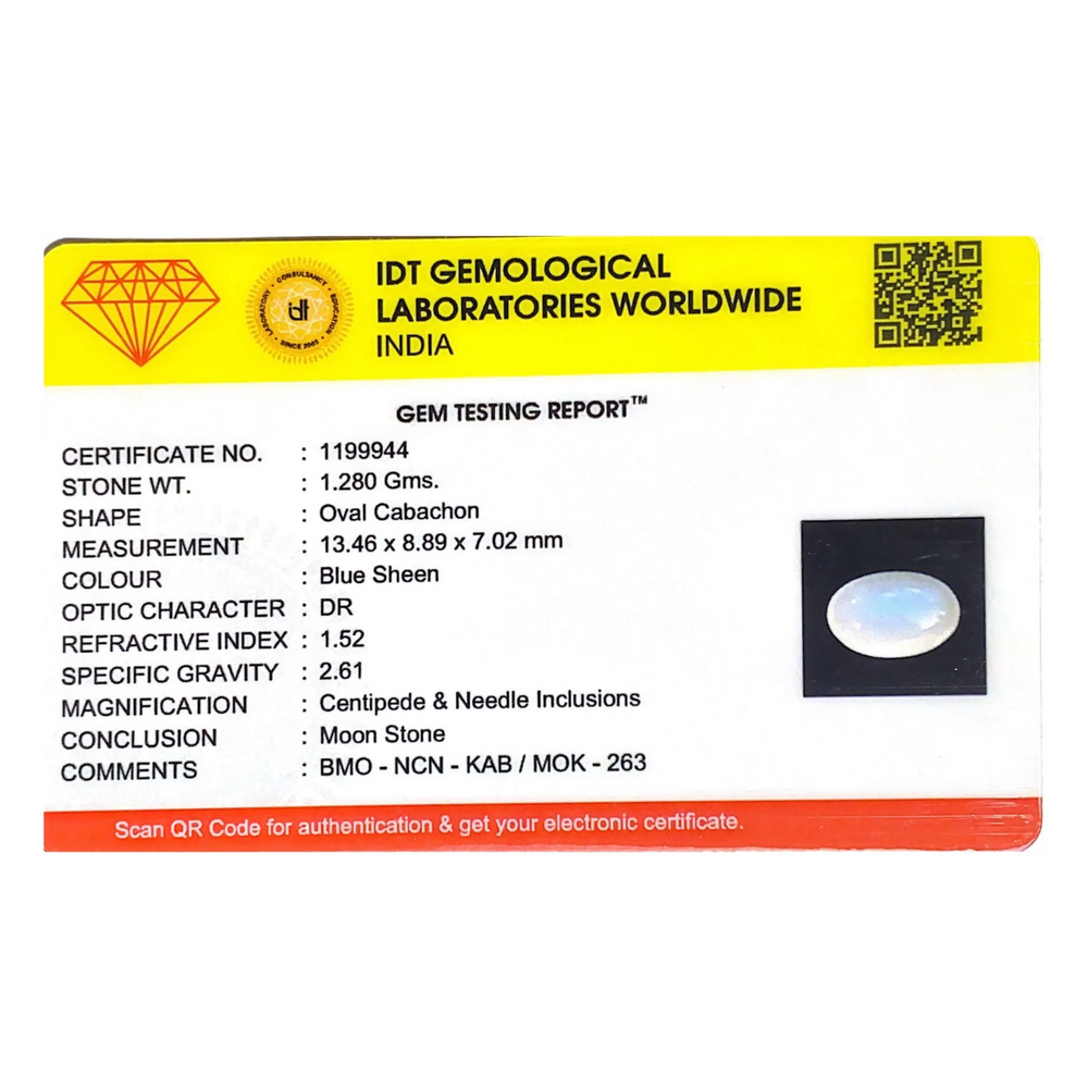 Blue Moonstone - 6.4 Carat