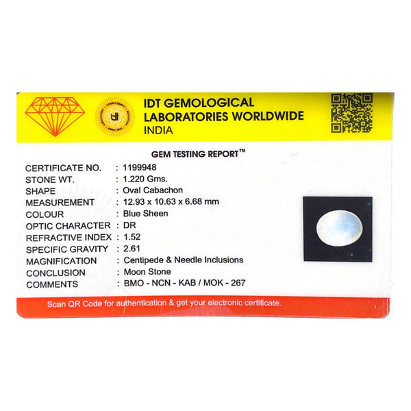 Blue Moonstone - 6.1 Carat