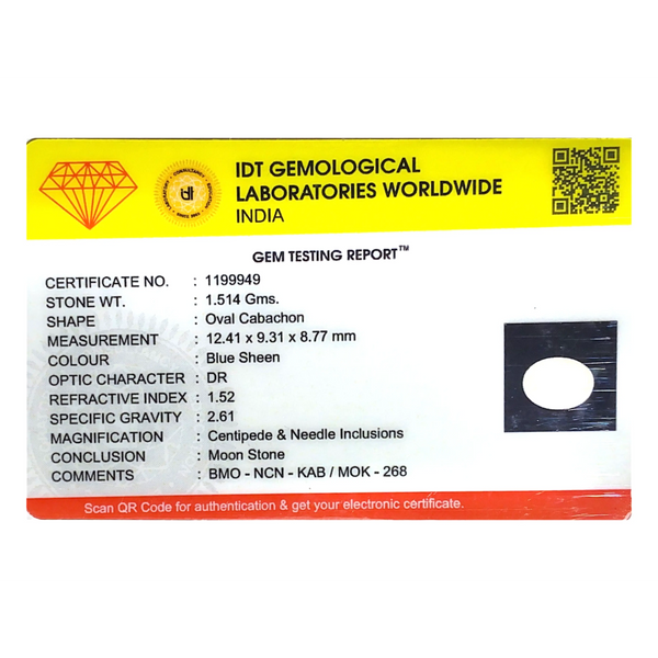 Blue Moonstone - 7.57 Carat