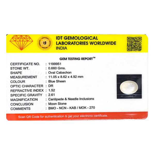 Blue Moonstone - 3.3 Carat