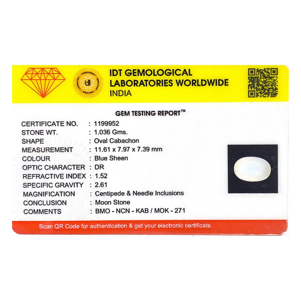 Blue Moonstone - 5.18 Carat