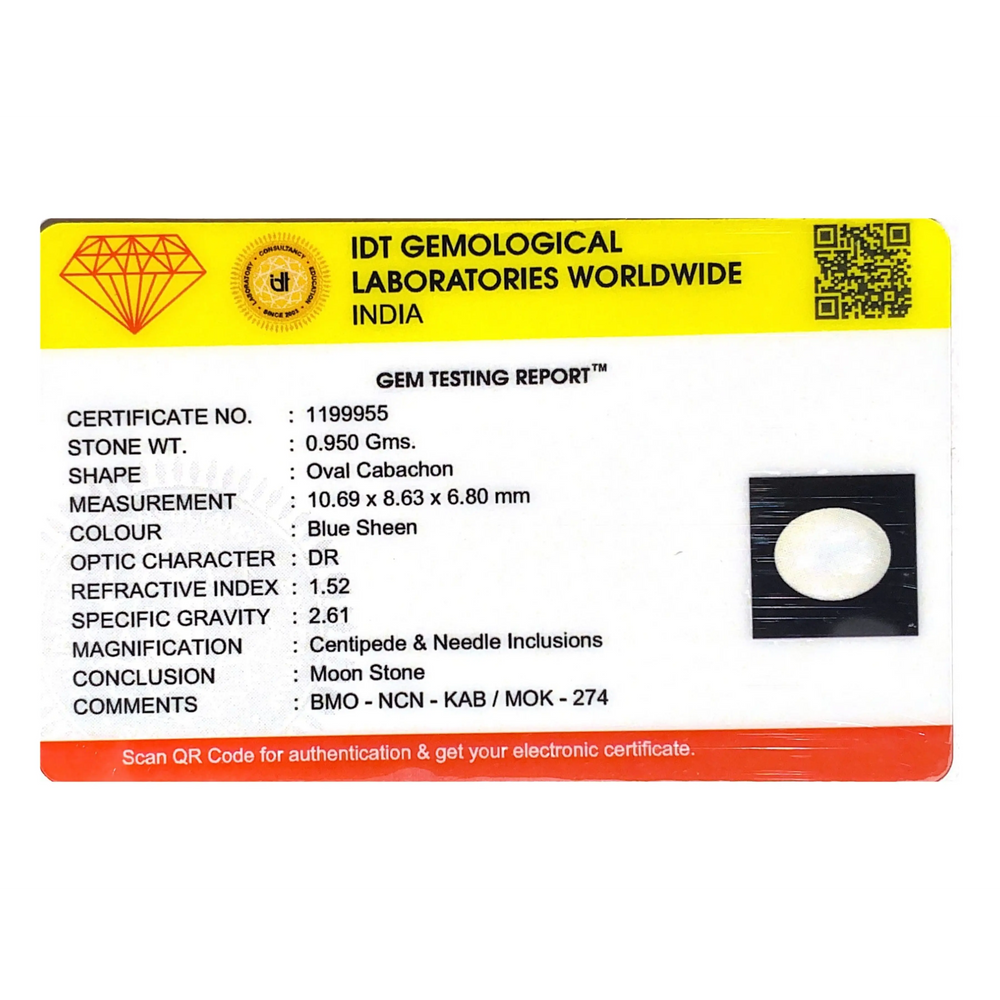 Blue Moonstone - 4.75 Carat