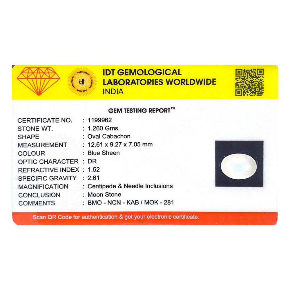 Blue Moonstone - 6.3 Carat