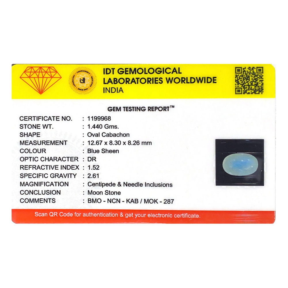Blue Moonstone - 7.2 Carat