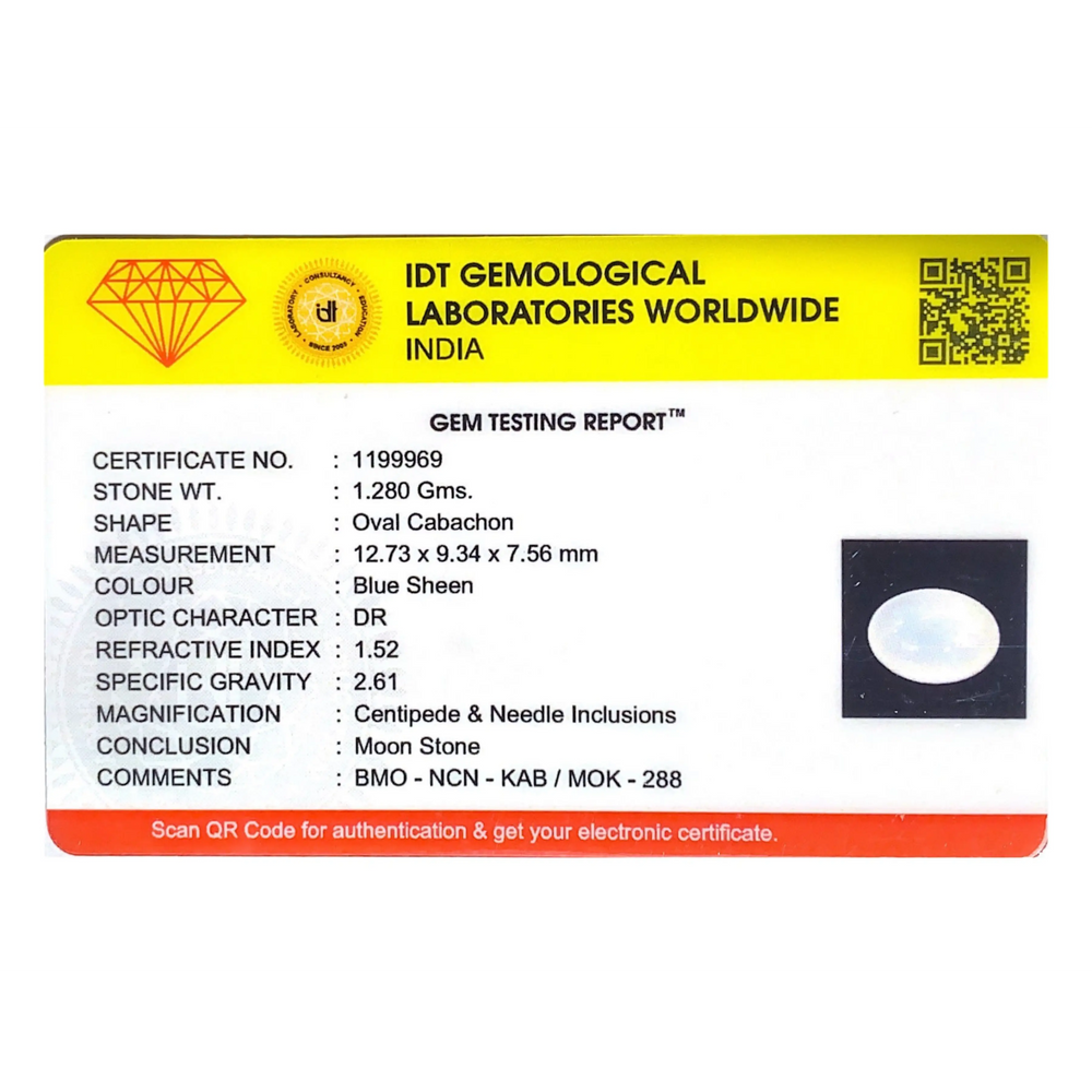 Blue Moonstone - 6.4 Carat